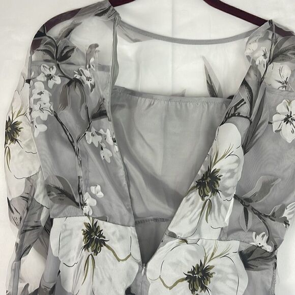 Sheer Floral Dress  - Picture 6 of 7